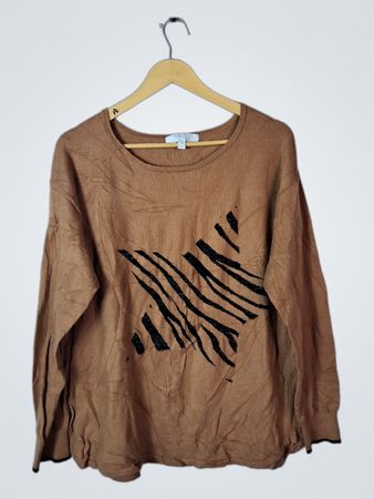 Brown Long-Sleeve Shirt
