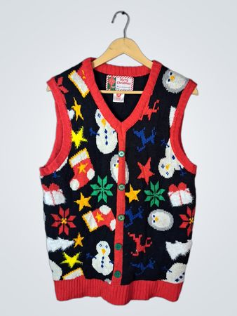 Christmas Snowman Vest