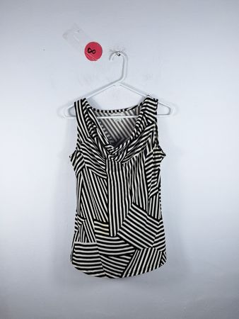 Van Heusen Striped Sleeveless Blouse
