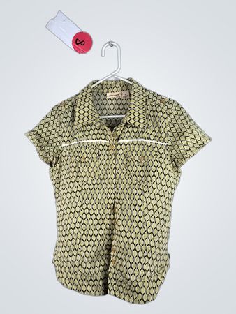 DKNY Jeans Geometric Print Short Sleeve Shirt