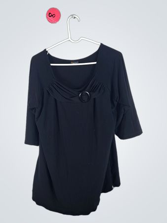 Gemma Black Blouse