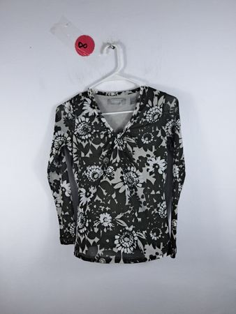Liz Claiborne Floral Long Sleeve Top