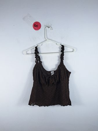 Brown Lace Top