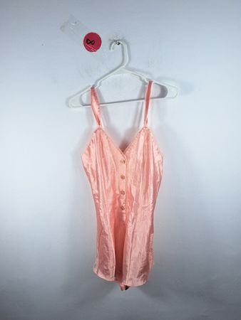 Pink Satin Chemise