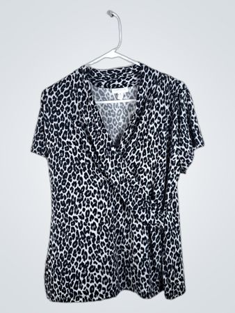 Charter Club Leopard Print Blouse