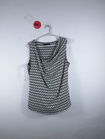 Ivanka Trump Zigzag Sleeveless Top