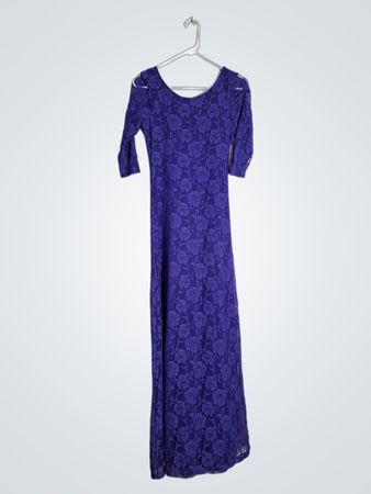 Gianni Dini Purple Floral Dress