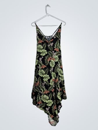 Floral Asymmetrical Dress