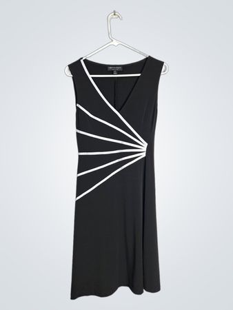 Connected Petite Black Dress