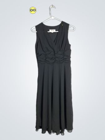 Unbranded Black Sleeveless Midi Dress