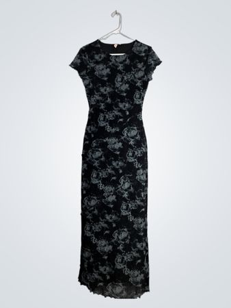 Black Floral Dress