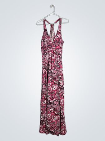 Epilogue Pink Paisley Print Maxi Dress