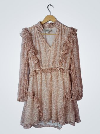 Cleobella Ruffled Pink Dress