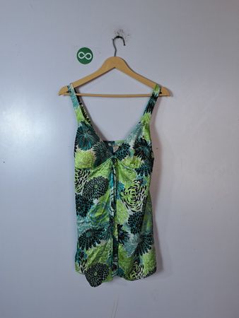 Jalie Floral Green Dress