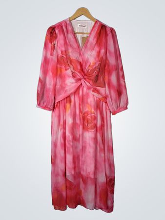 XINXINA Pink Floral Dress