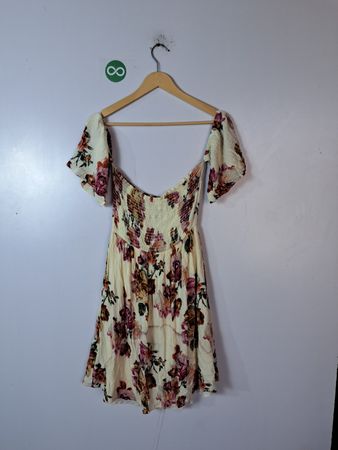 Vanilla Bay Floral Off-Shoulder Mini Dress