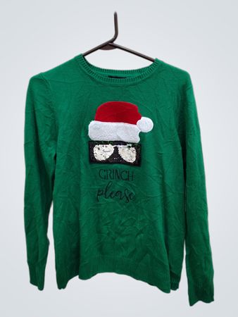 Verve Grinch Please Graphic Sweater
