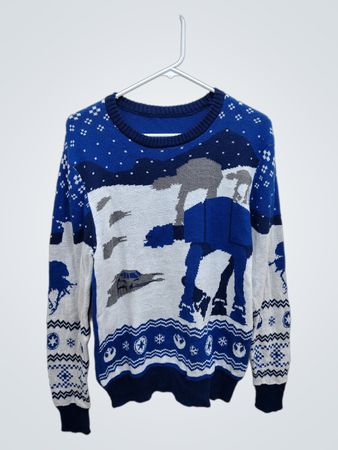 Blue Star Wars Sweater