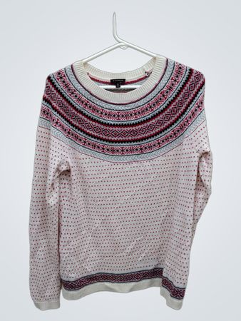 Talbots Fair Isle Knit Sweater