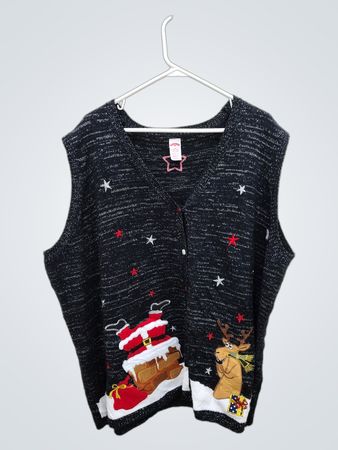 Holiday Time Christmas Sweater Vest