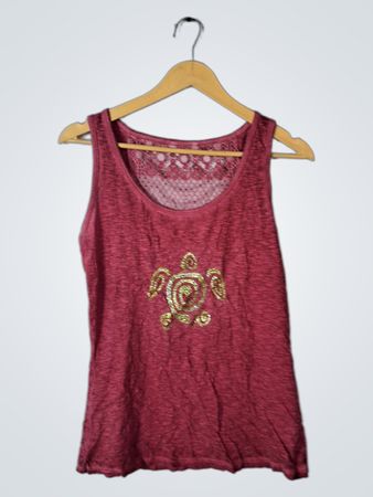 Red Lace Tank Top