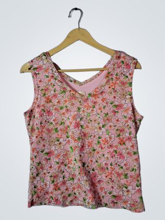 Pink Floral Top