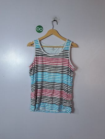 T by Talbots Striped Tank Top