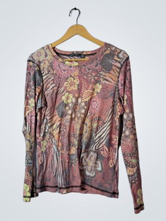 apt.9 Floral Long Sleeve Top