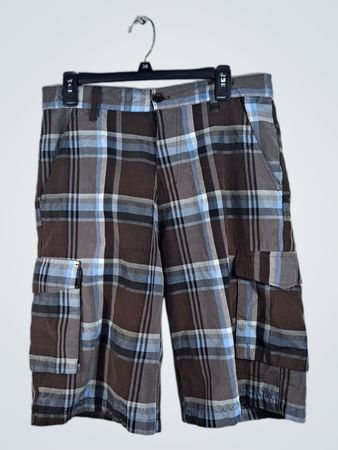Mecca Plaid Cargo Shorts