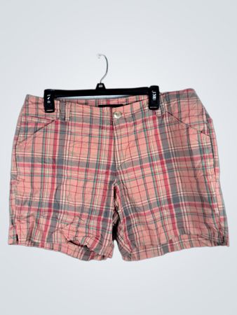 Lee Midrise Fit Plaid Shorts