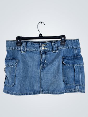 Blue Denim Skirt