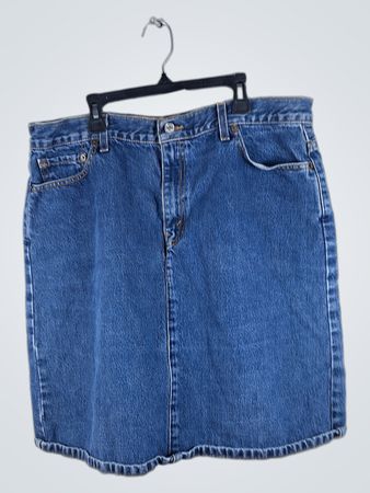 Blue Denim Skirt