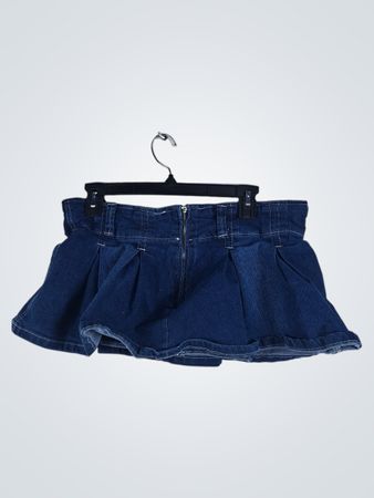 Dark Blue Denim Skirt
