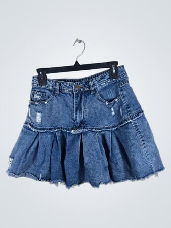 Blue Denim Skirt