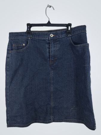 Dark Blue Denim Skirt