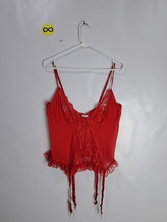 Secret Treasures Red Lace Camisole