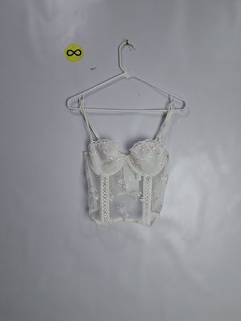 White Lace Bustier
