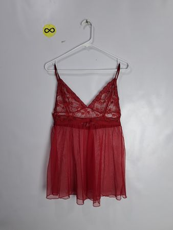 Unbranded Red Lace Babydoll Nightie