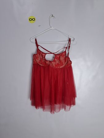 Red Sheer Chemise