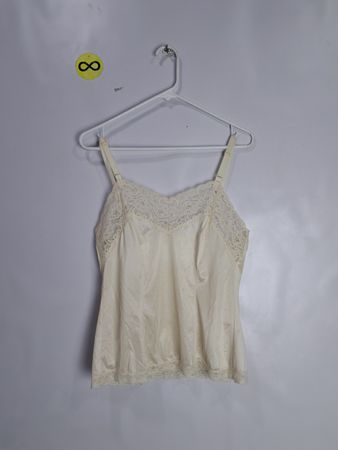 Cream Colored Camisole with Lace Details
