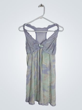 Women's Purple and Green Dress
