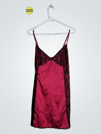 George Satin Lace Slip Dress