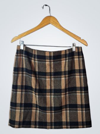 Ann Taylor Plaid Mini Skirt