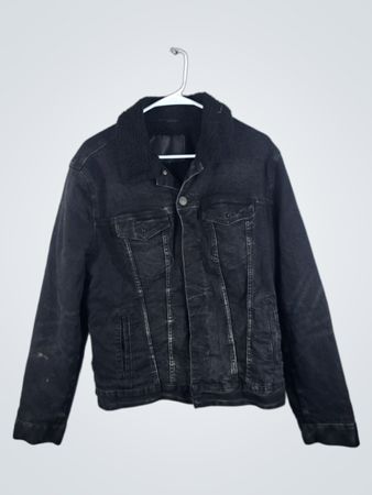 American Eagle Black Denim Jacket