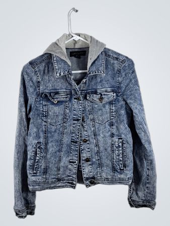Tinsel Town Hooded Denim Jacket