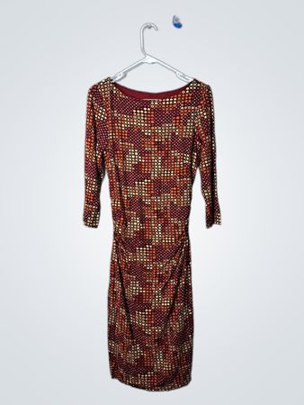 David Meister Patterned Dress