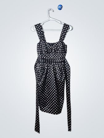 Black and White Polka Dot Dress