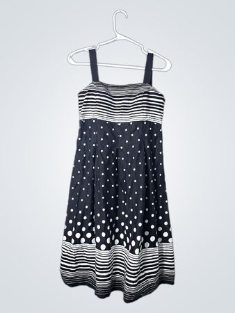Black and White Polka Dot Dress