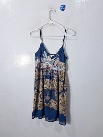 Starring at Stars Floral Spaghetti Strap Mini Dress