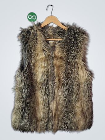 Petit Bateau Faux Fur Vest